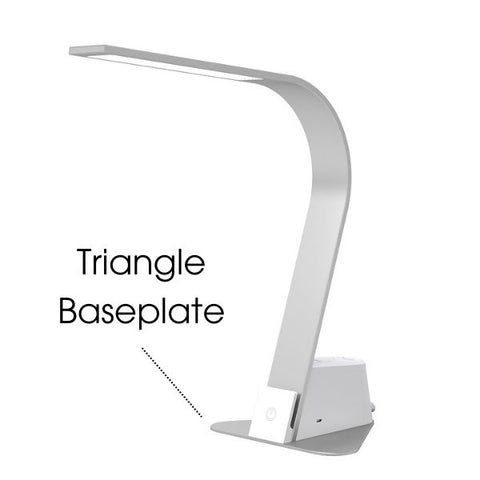 Image of a Brooklyn Task lamp using the triangular base
