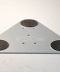 Brooklyn AC Triangular Base Kit in Brushed Aluminum. 