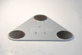 Brooklyn AC Triangular Base Kit in Brushed Aluminum. 