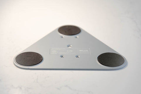 Brooklyn AC Triangular Base Kit in Brushed Aluminum. 