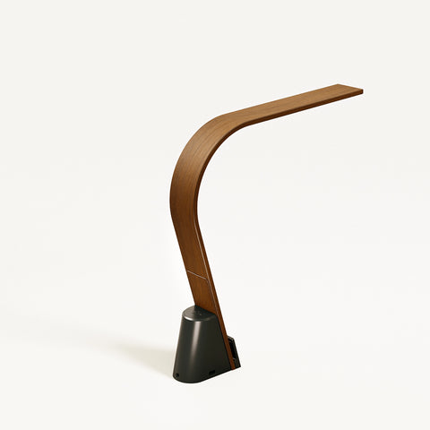 Brooklyn LED Task Light - Black Walnut Wood – LUX LED Lighting