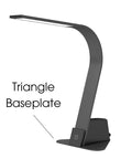 Image of a Brooklyn Task lamp using the triangular base 