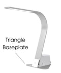 Image of a Brooklyn Task lamp using the triangular base 