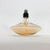Close up side view of droplet LED pendant light bulb