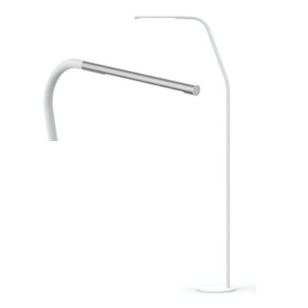 Toronto LED Floor Lamp in a White finish, by LUX LED Lighting