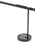 Highline USB LED Desk Lamp in Black Matte and Black Chrome finish on a white background